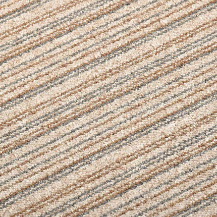 Tæppe 20 stk. Stribet beige 50 x 50 cm 100% Polypropylen