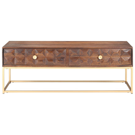 sofabord 112x50x40 cm massivt mangotræ