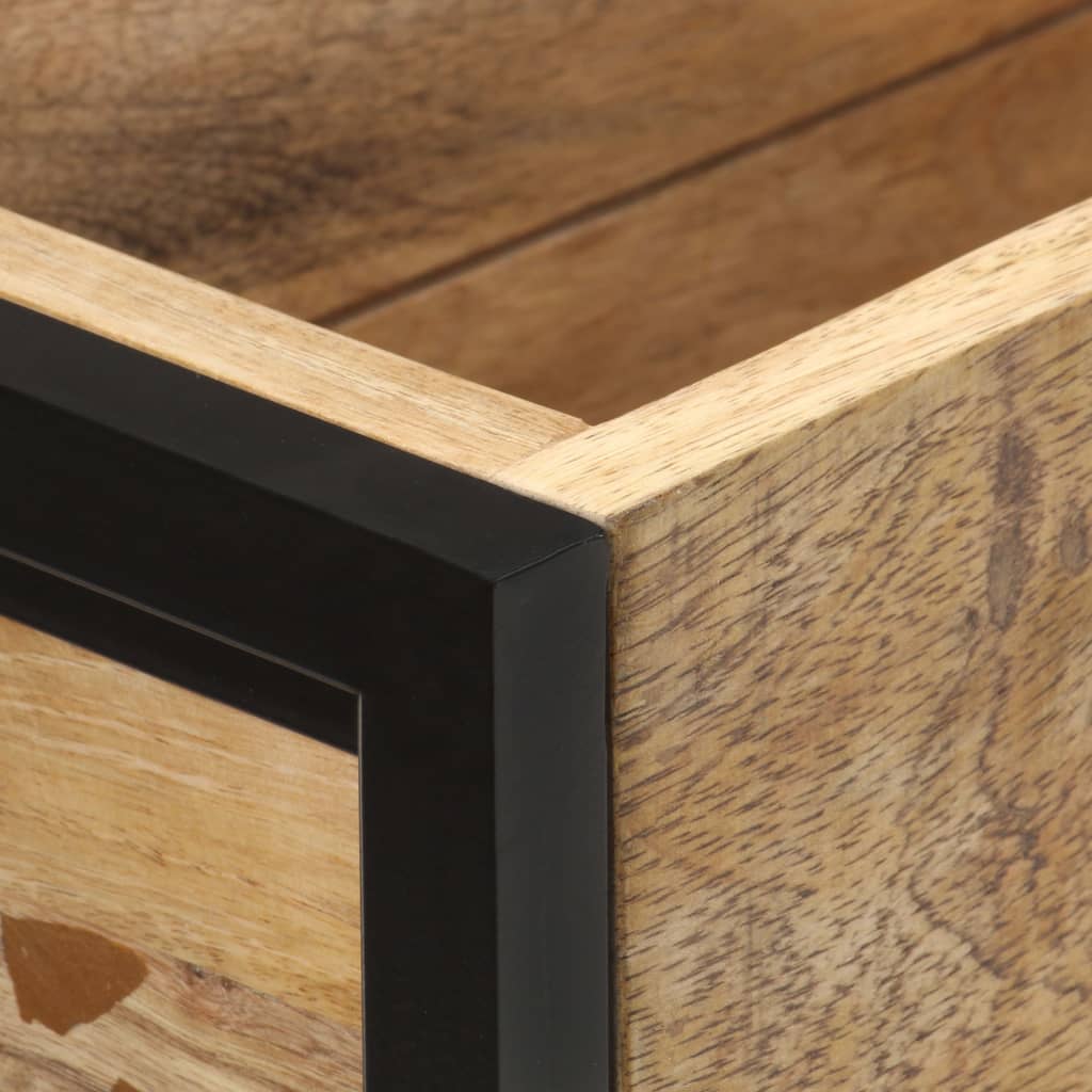 plantekasse 90x20x68 cm massivt mangotræ