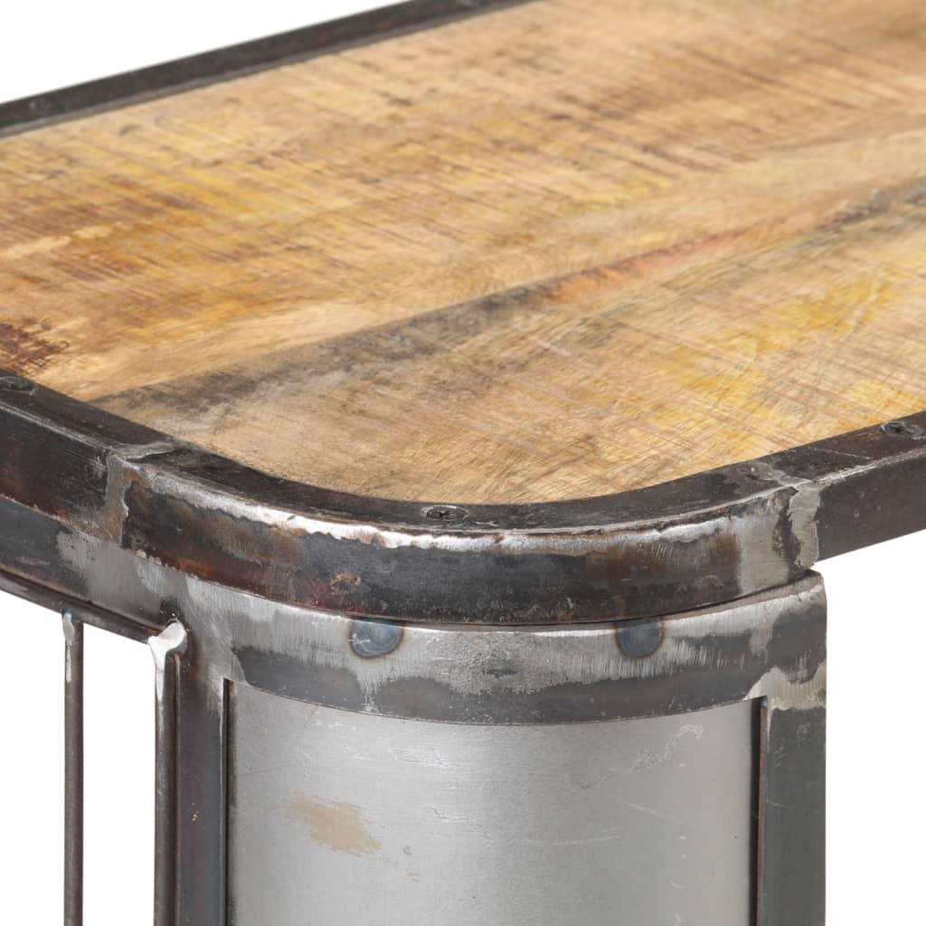 skænk 120x30x73 cm massivt mangotræ