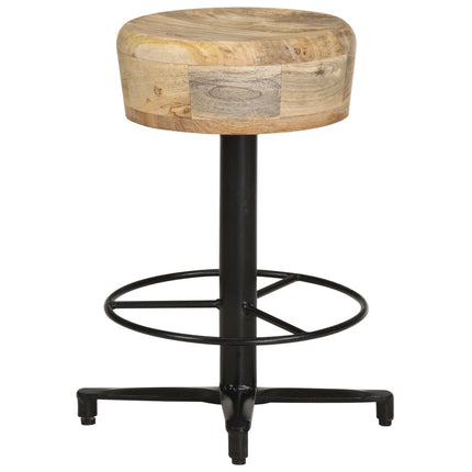 barstole 2 stk. 52 cm massivt mangotræ