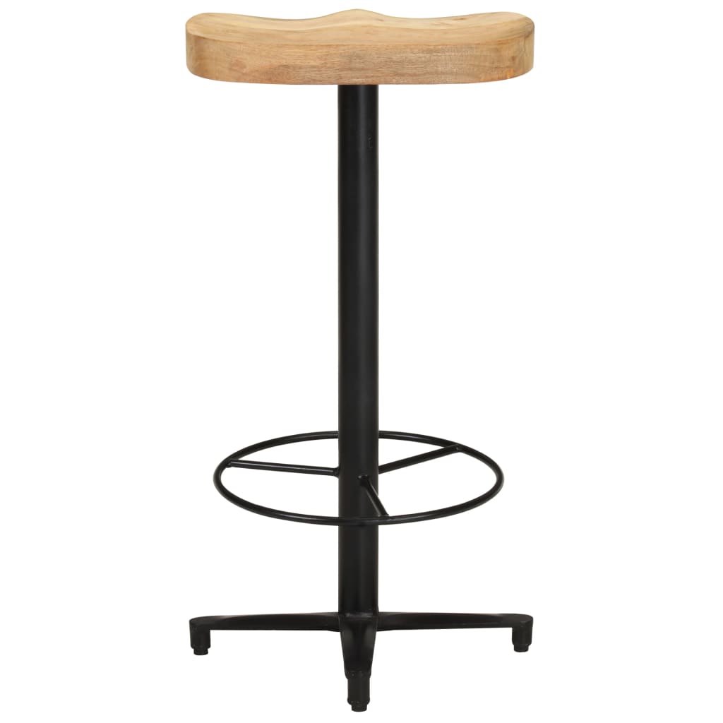 barstole 2 stk. 76 cm massivt mangotræ