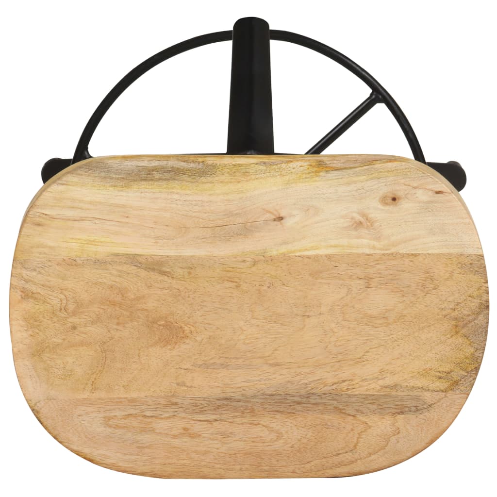 barstole 2 stk. 76 cm massivt mangotræ