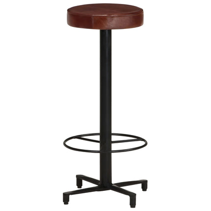 barstole 2 stk. 76 cm ægte læder