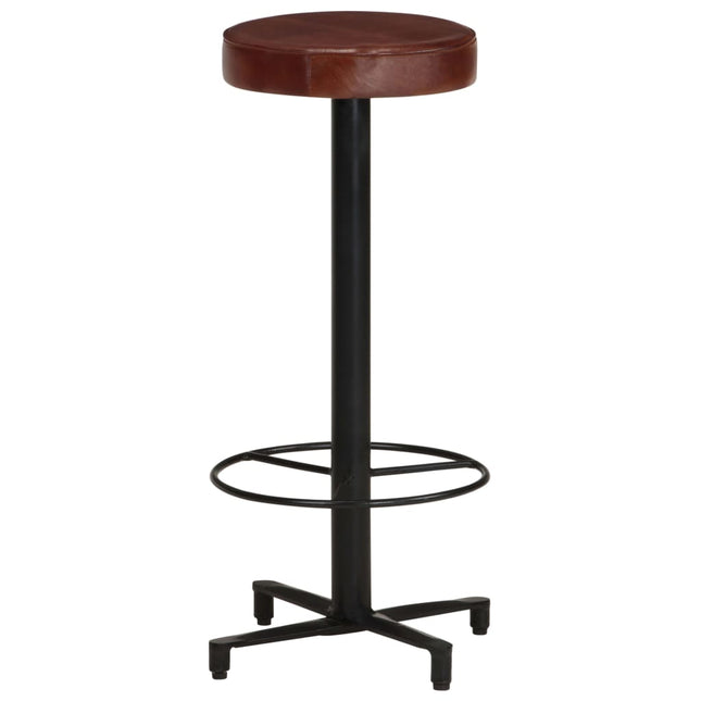 barstole 2 stk. 76 cm ægte læder