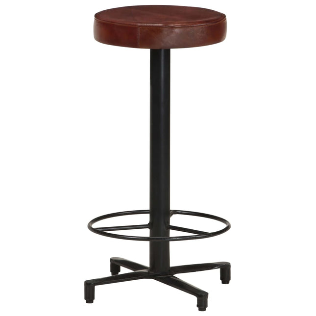 barstole 2 stk. 66 cm ægte læder