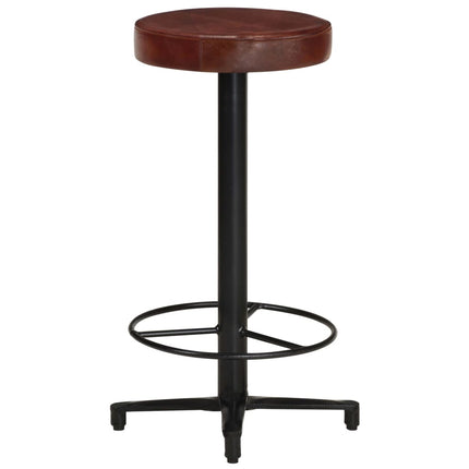 barstole 2 stk. 66 cm ægte læder