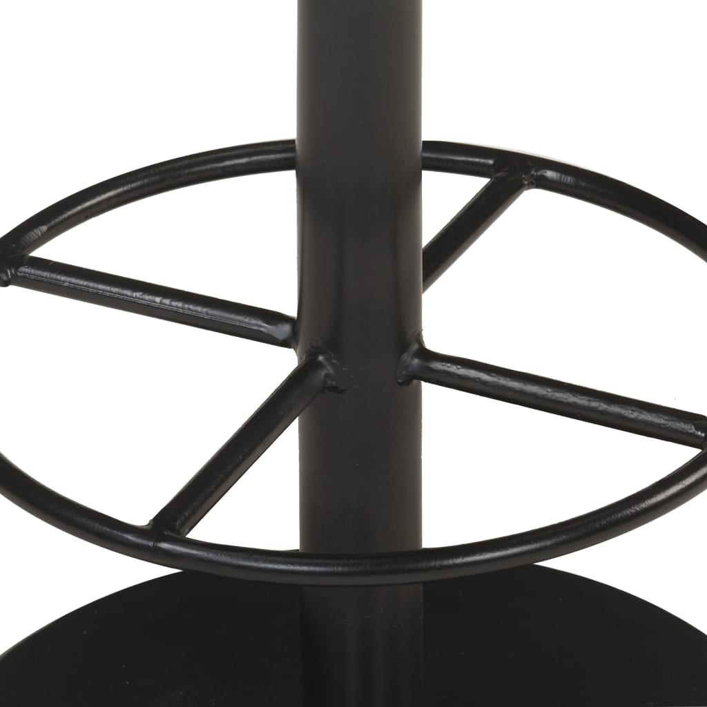 barstol ægte læder rustikgrå