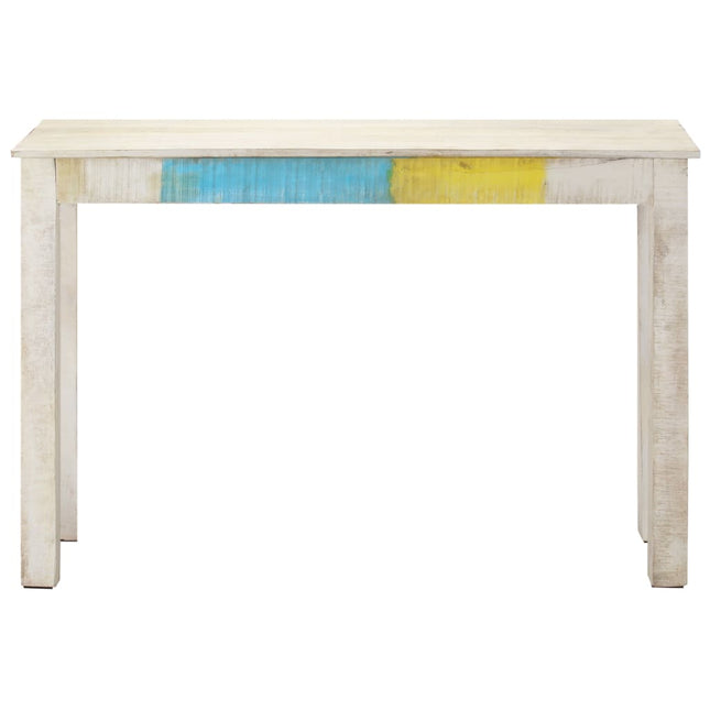 konsolbord 115x35x77 cm ru mangotræ hvid