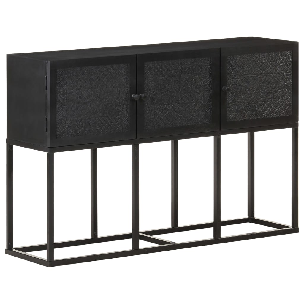 skænk 115x30x76 cm massivt mangotræ