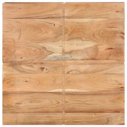 sofabord 80x80x28 cm massivt akacietræ