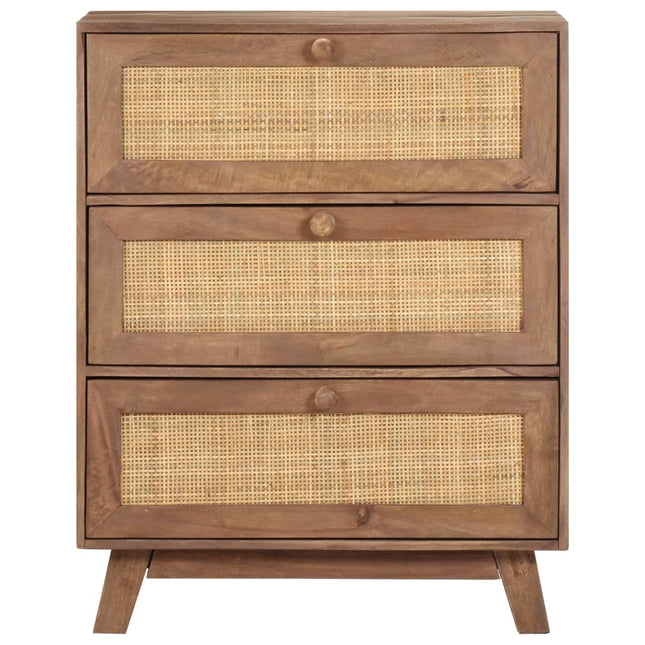 skænk 61x35x76 cm massivt mangotræ