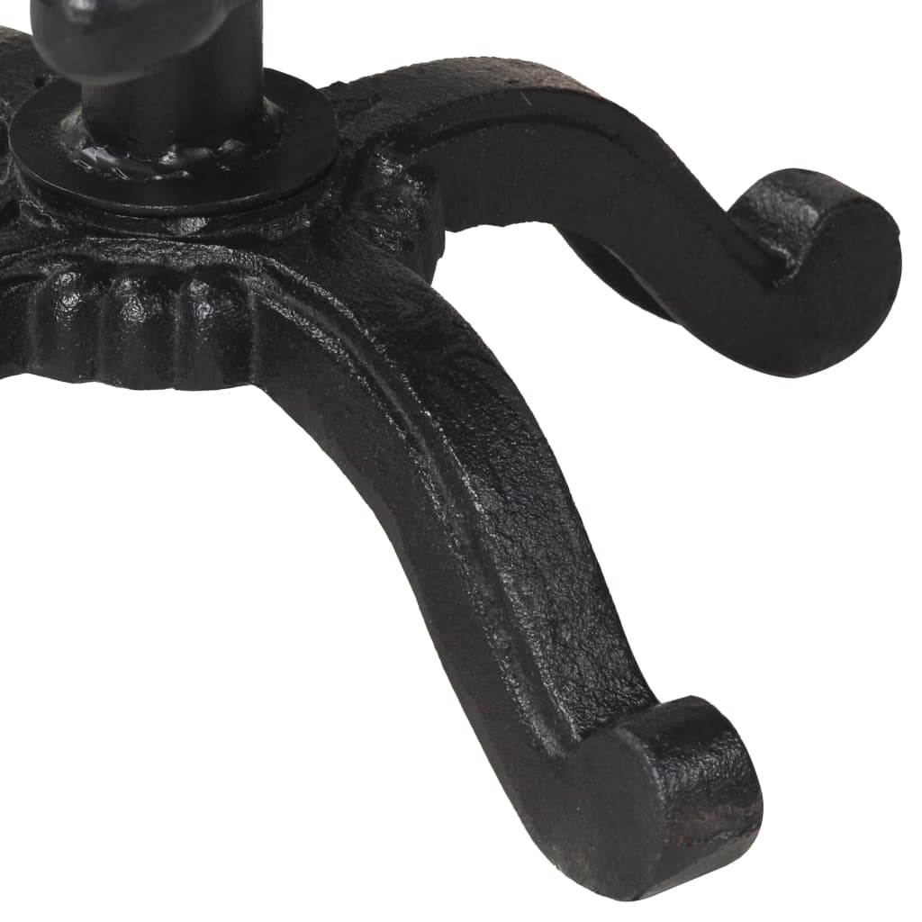 barstol støbejern sort