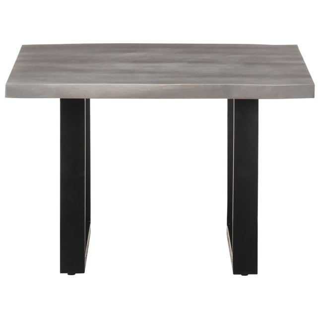 sofabord med levende kanter 60x60x40 cm massivt akacietræ