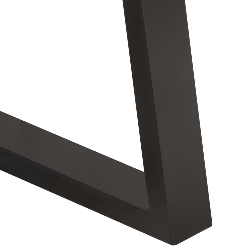 sofabord med levende kanter 60x60x40 cm massivt akacietræ