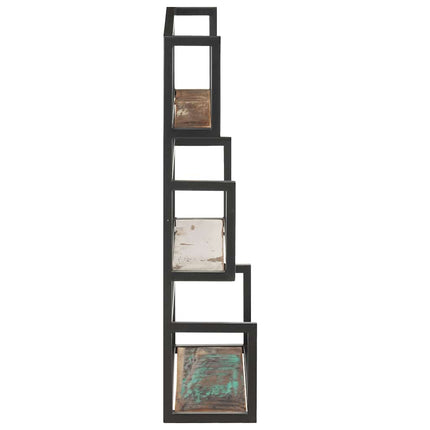 væghylde 60x20x60 cm massivt genbrugstræ