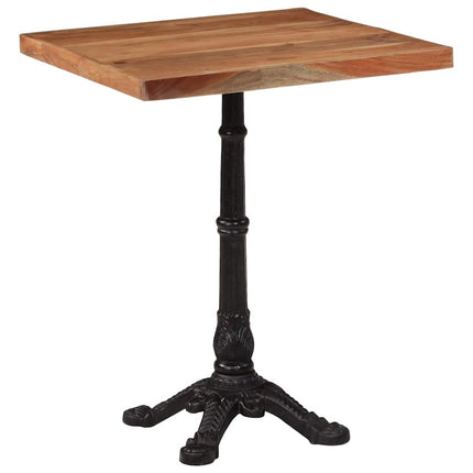 bistrobord 60x60x76 cm massivt akacietræ