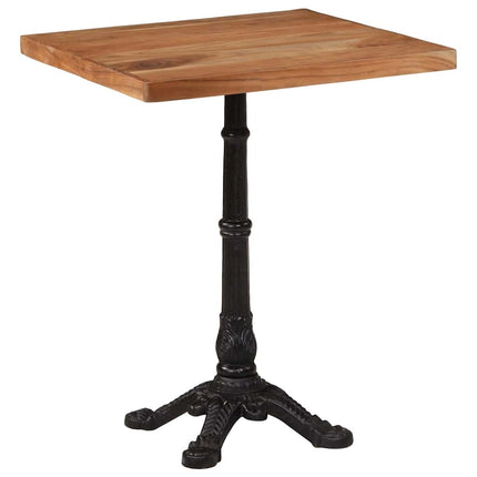 bistrobord 60x60x76 cm massivt akacietræ