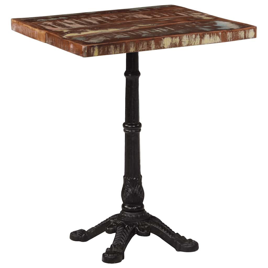 bistrobord 60x60x76 cm massivt genbrugstr