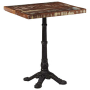 bistrobord 60x60x76 cm massivt genbrugstræ