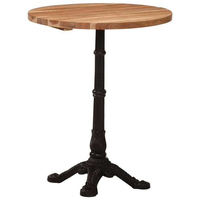 bistrobord Ø60x76 cm massivt akacietræ