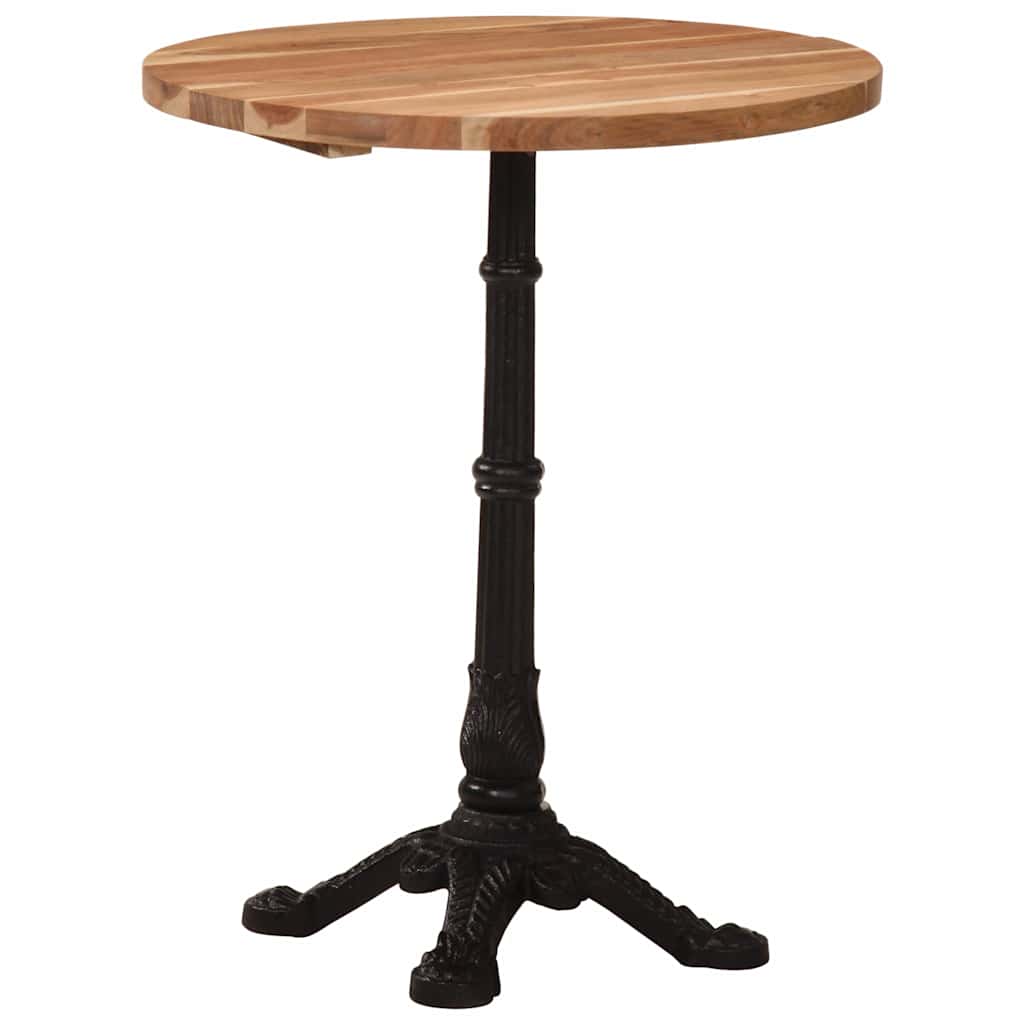bistrobord Ø60x76 cm massivt akacietræ billede