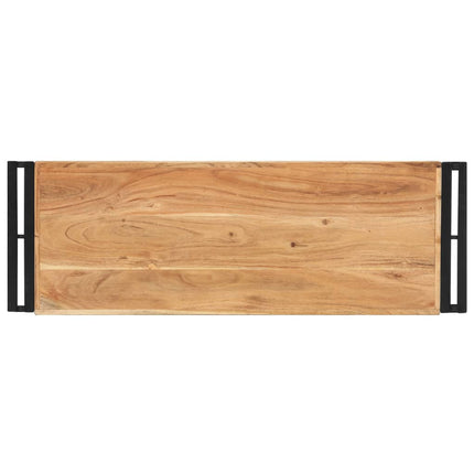 konsolbord 90x30x75 cm massivt akacietræ