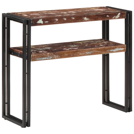 konsolbord 90x30x75 cm massivt genbrugstræ