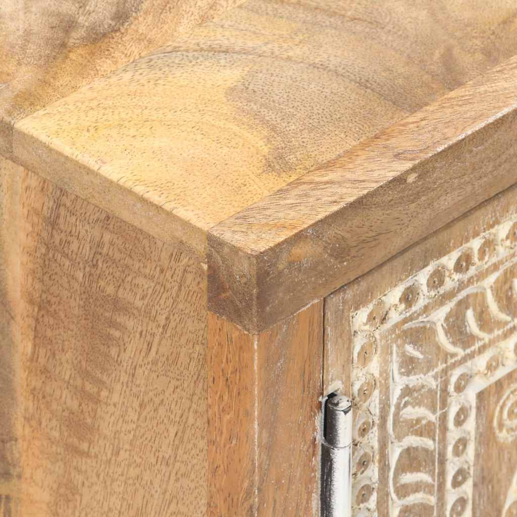 sofabord 90x50x35 cm massivt mangotræ