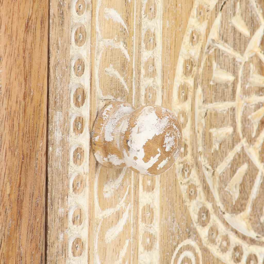 sofabord 90x50x35 cm massivt mangotræ