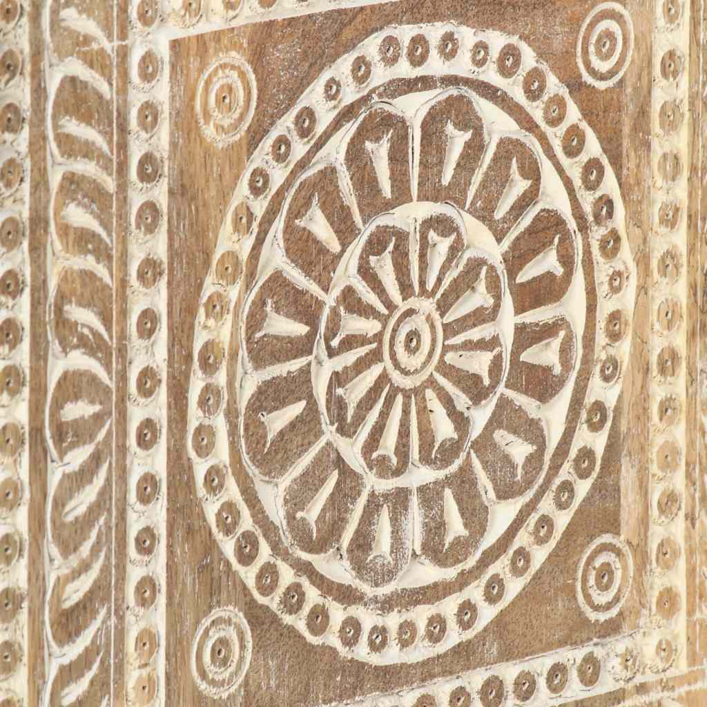 sofabord 90x50x35 cm massivt mangotræ