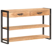 skænk 120x30x75 cm massivt akacietræ