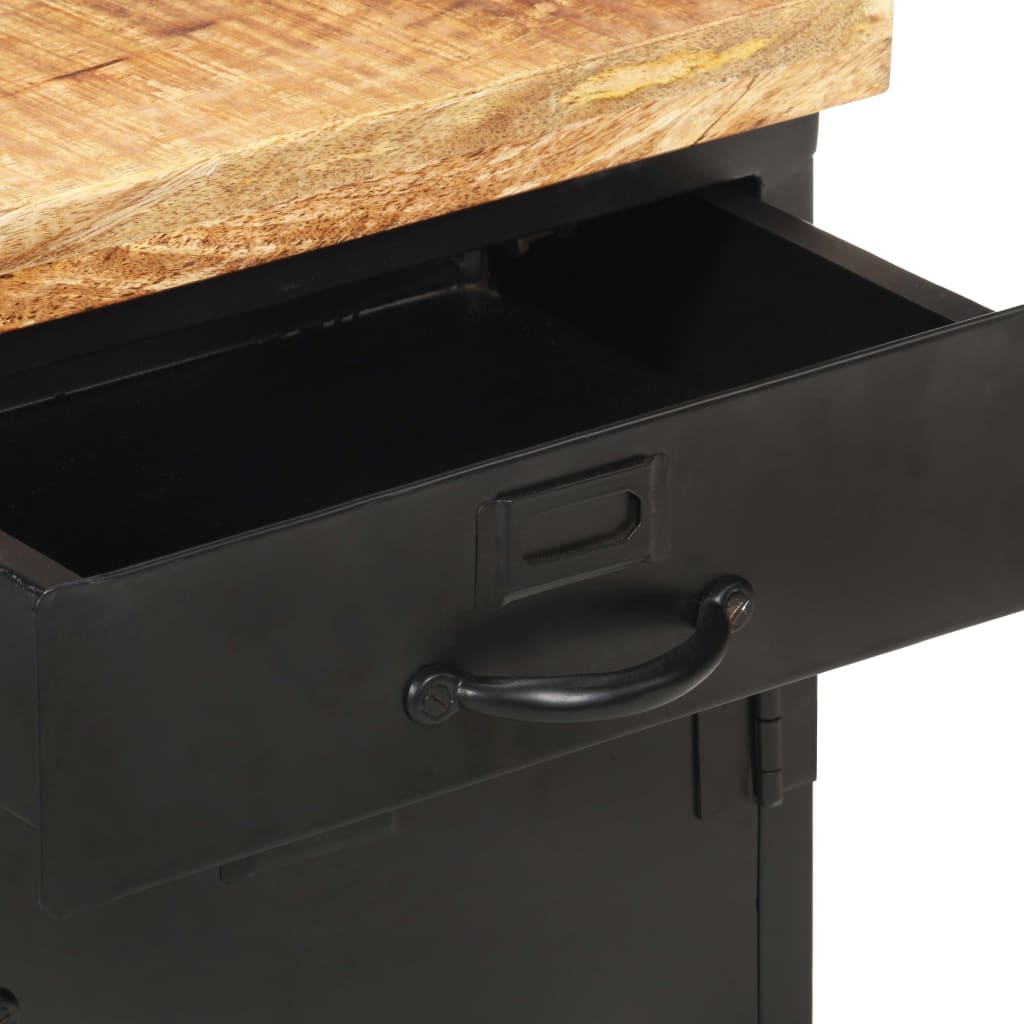 sengebord 40x30x50 cm massivt mangotræ