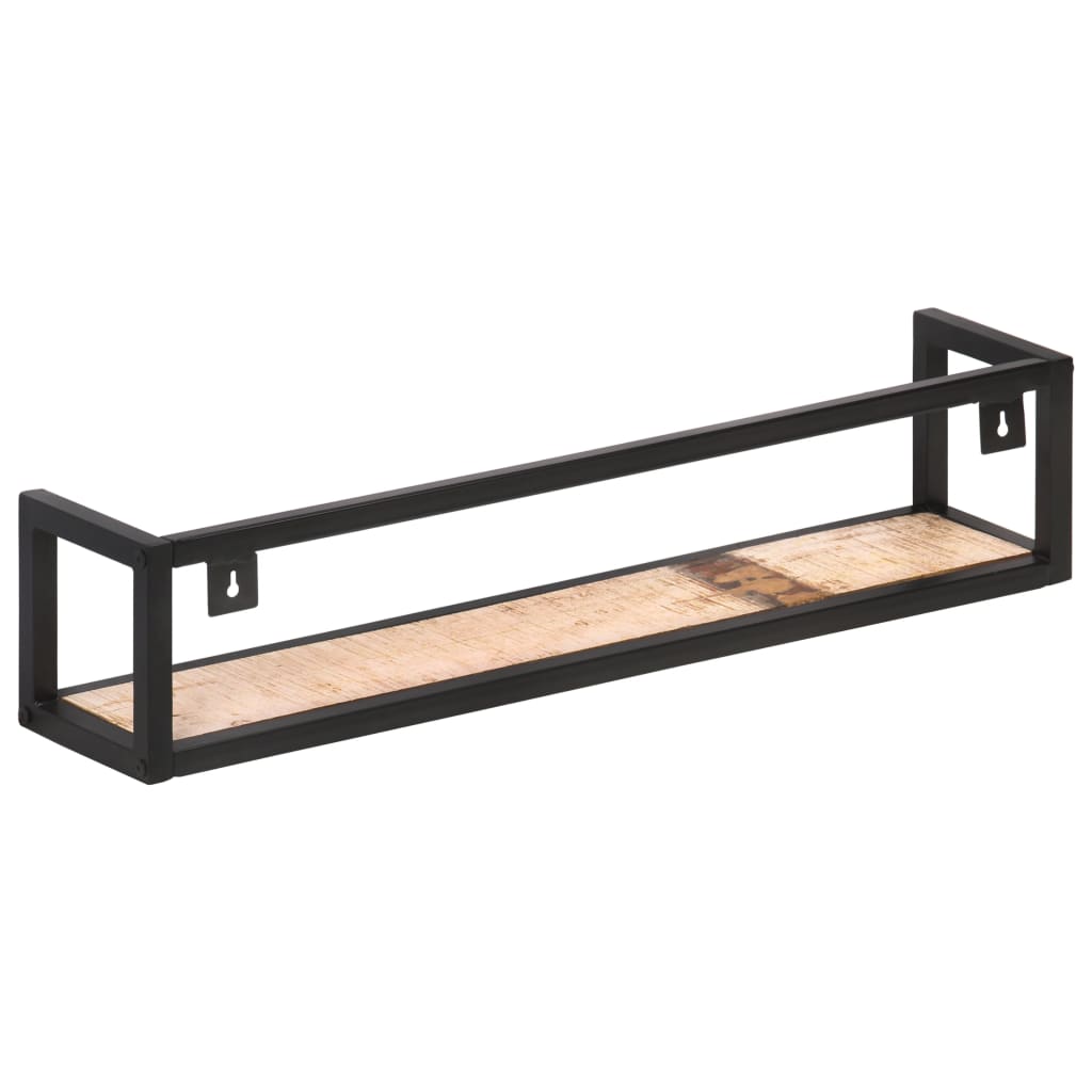 væghylder 2 stk. 80 cm massivt genbrugstræ