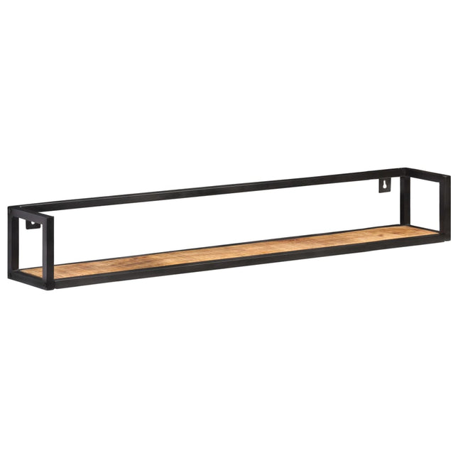 væghylder 2 stk. 120 cm ru mangotræ