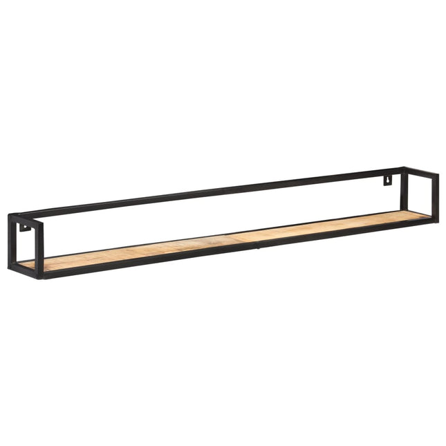 væghylder 2 stk. 160 cm ru mangotræ
