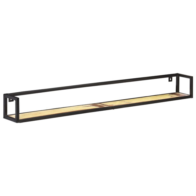 væghylder 2 stk. 160 cm massivt genbrugstræ