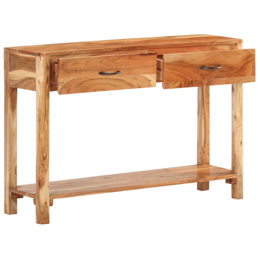 skænk 110x30x75 cm massivt akacietræ