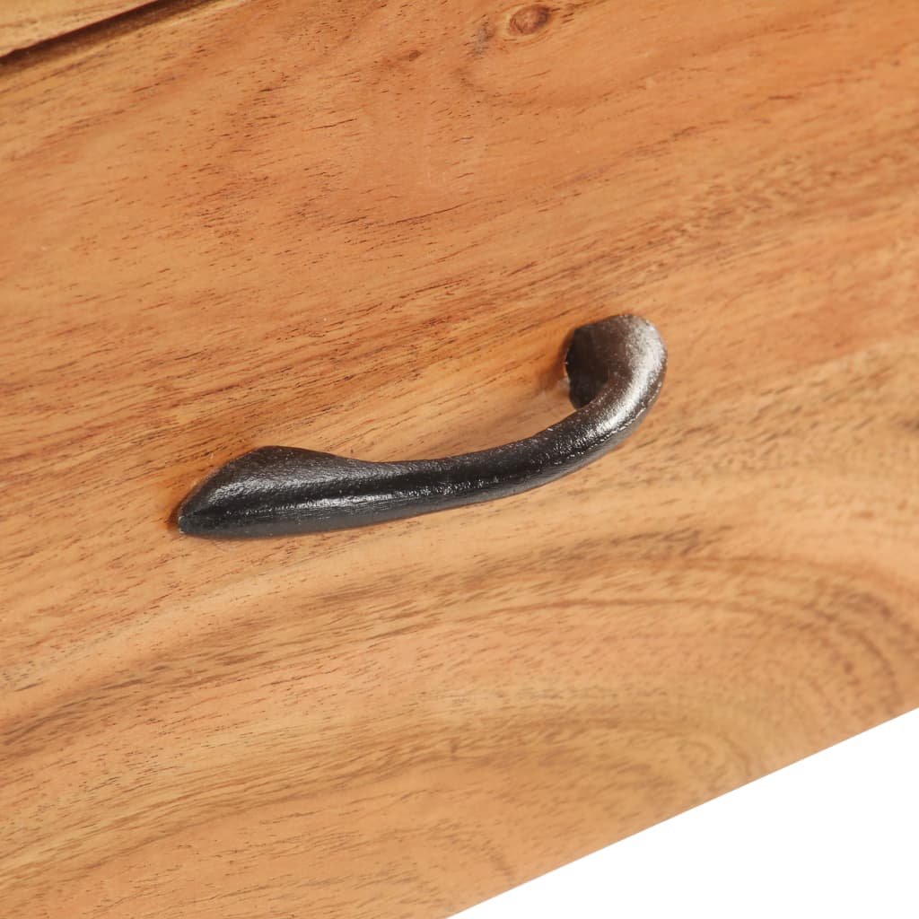 skænk 110x30x75 cm massivt akacietræ