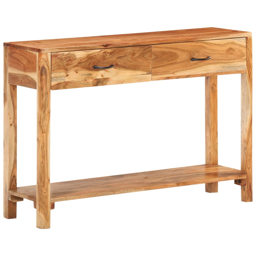 skænk 110x30x75 cm massivt akacietræ