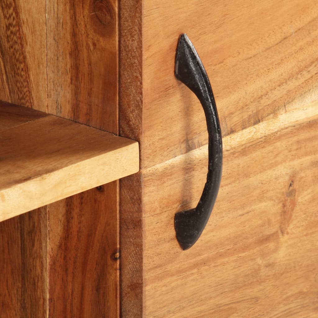 skænk 116x30x66 cm massivt akacietræ