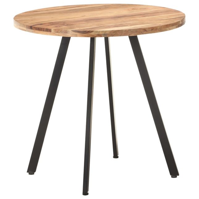 spisebord 80 cm massivt akacietræ