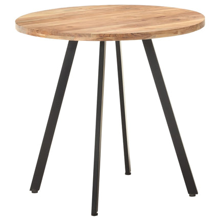 spisebord 80 cm massivt akacietræ