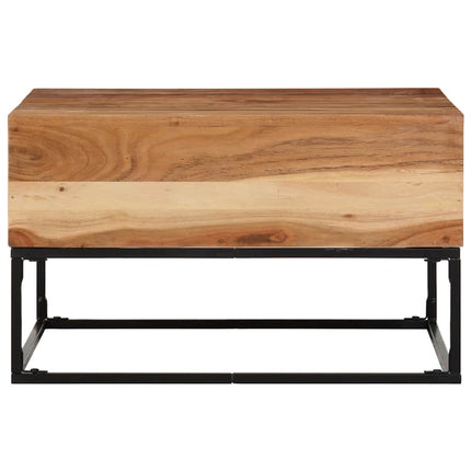 sofabord 68x68x41 cm massivt akacietræ