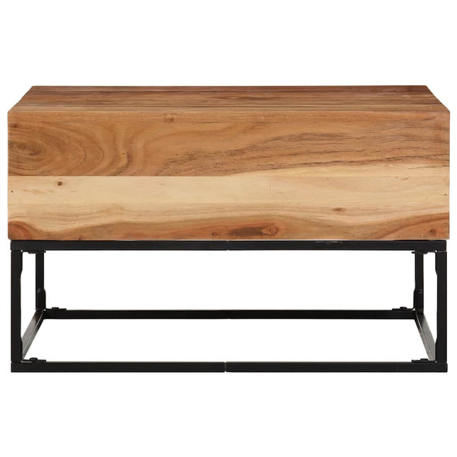 sofabord 68x68x41 cm massivt akacietræ