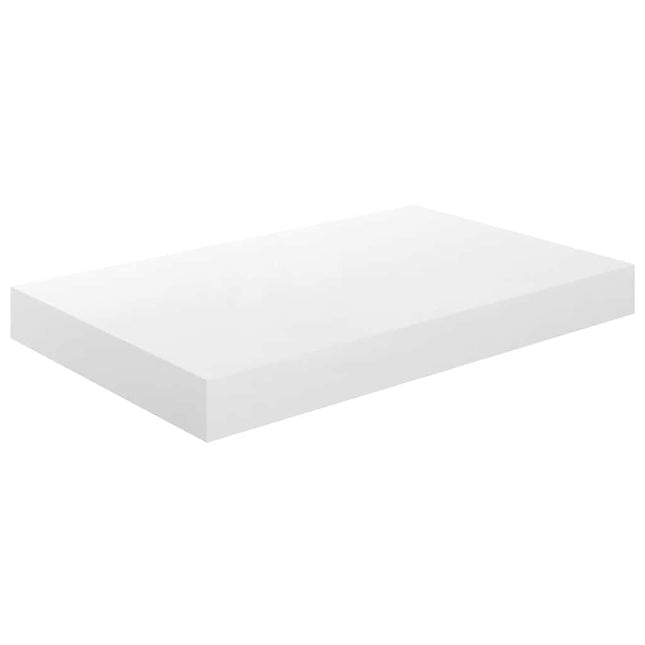 væghylde 40x23,5x3,8 cm MDF hvid højglans