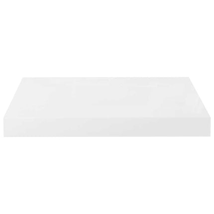 væghylde 40x23,5x3,8 cm MDF hvid højglans