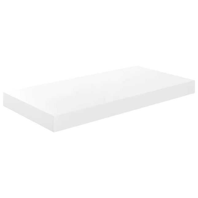 væghylde 50x23,5x3,8 cm MDF hvid højglans