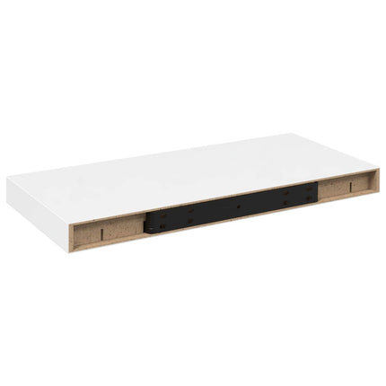 væghylde 50x23,5x3,8 cm MDF hvid højglans