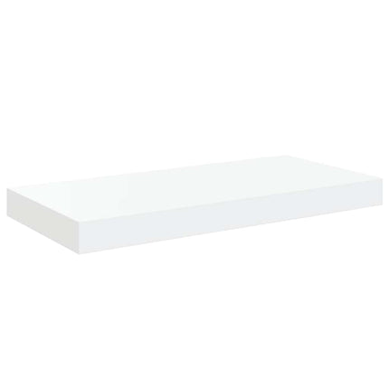 væghylder 2 stk. 50x23,5x3,8 cm MDF hvid højglans